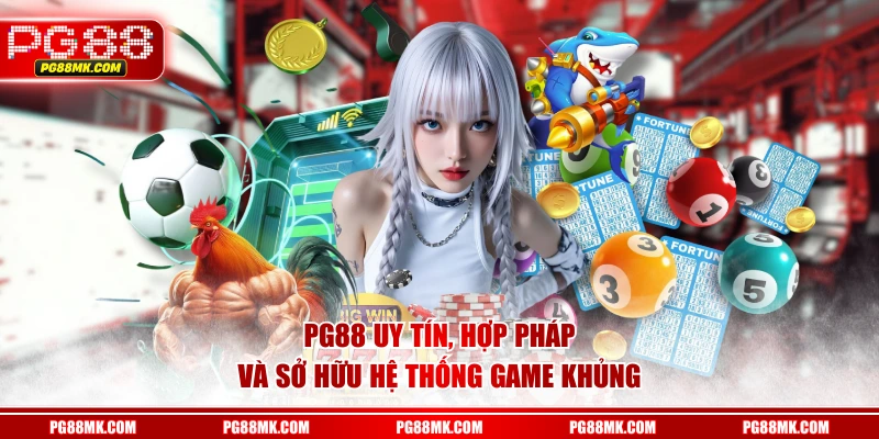 PG88 uy tín, hợp pháp và sở hữu hệ thống game khủng